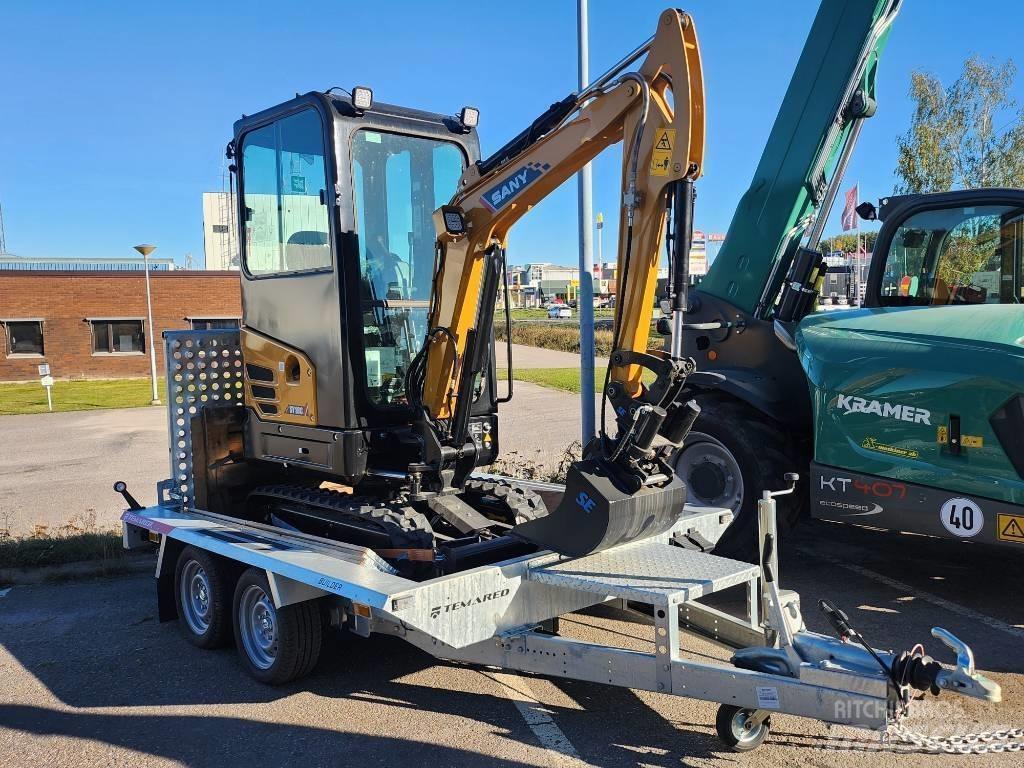 Sany 1.8 T Med Släp Mini excavators < 7t