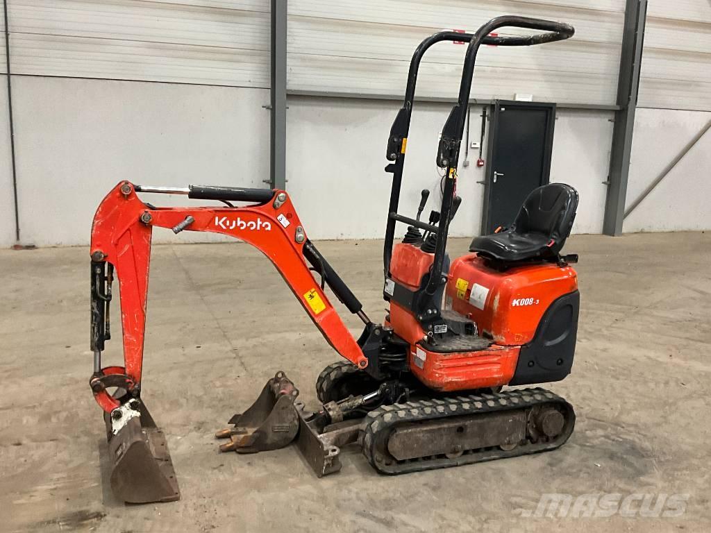 Kubota K 008-3 Mini excavators < 7t
