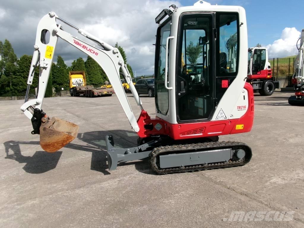 Takeuchi TB 216 Mini excavators < 7t
