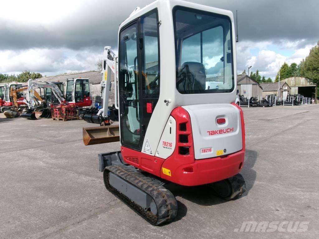 Takeuchi TB 216 Mini excavators < 7t