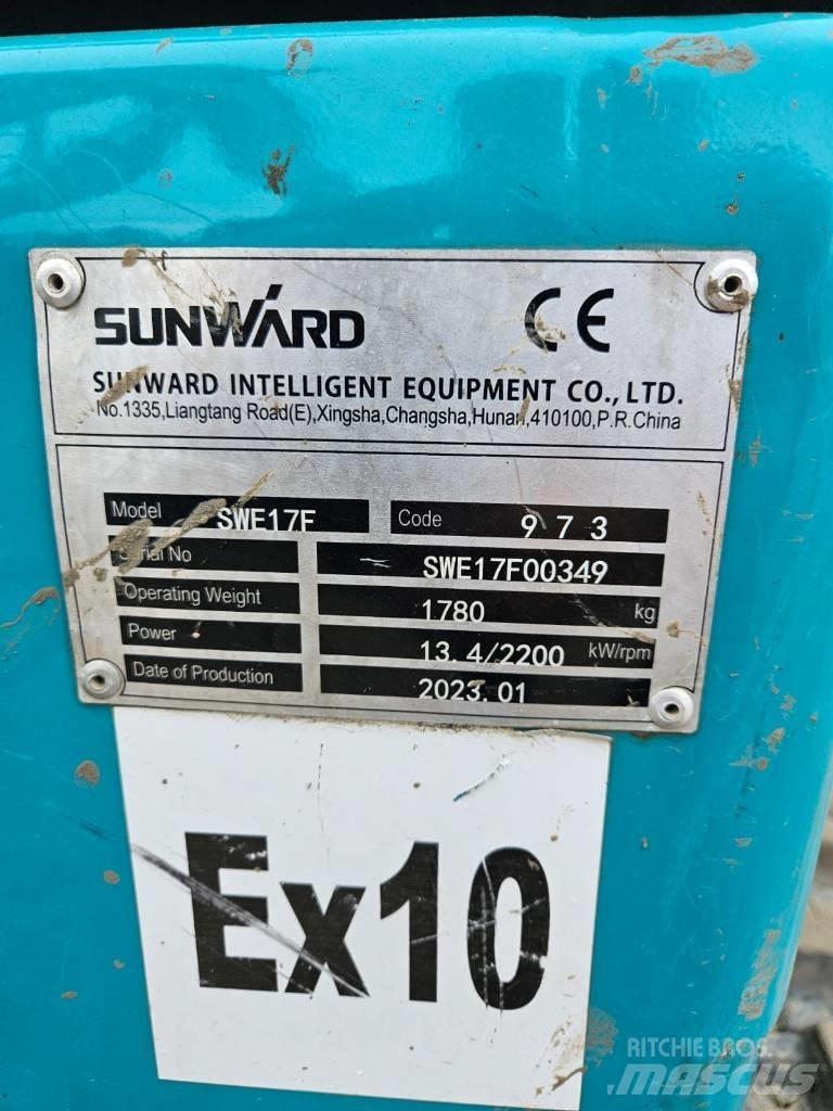 Sunward SWE 17 F Mini excavators < 7t