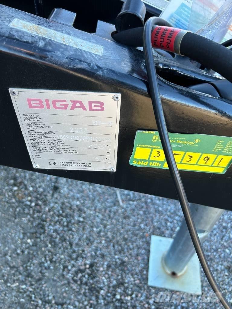 Bigab T8 DUMPERKÄRRA Other farming trailers