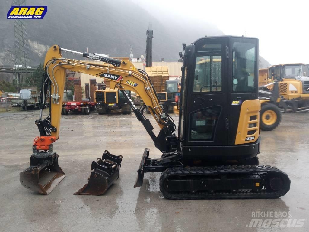 Sany SY 26 U Mini excavators < 7t