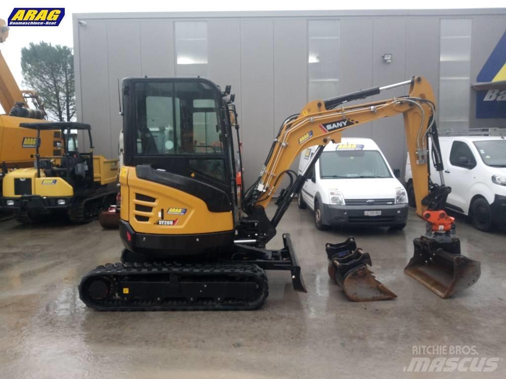 Sany SY 26 U Mini excavators < 7t