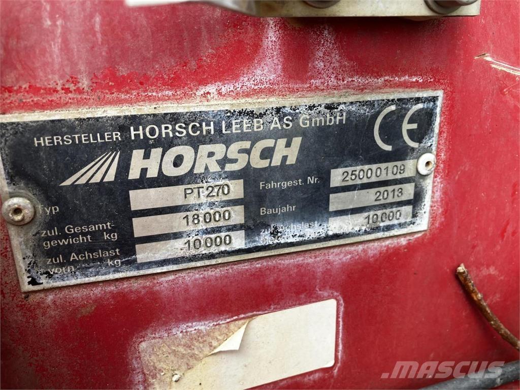 Horsch PT 270 Trailed sprayers