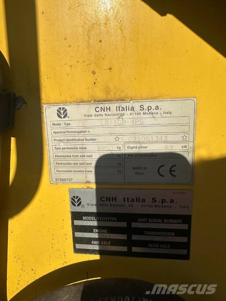 New Holland LB 110 B Tracks, chains and undercarriage