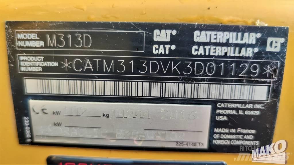 CAT M 313 D Wheeled excavators
