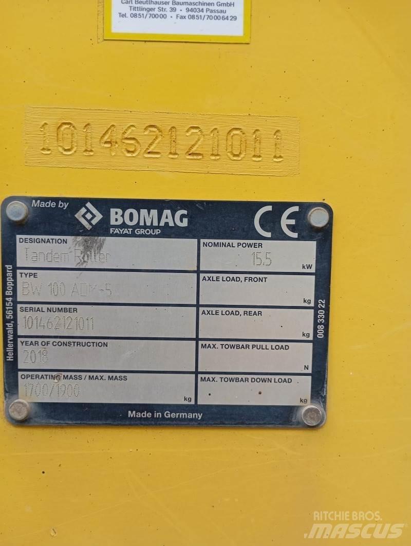Bomag BW 100 ADM-5 Vibrator compactors