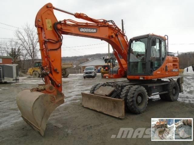 Doosan DX 140 W-3 Wheeled excavators