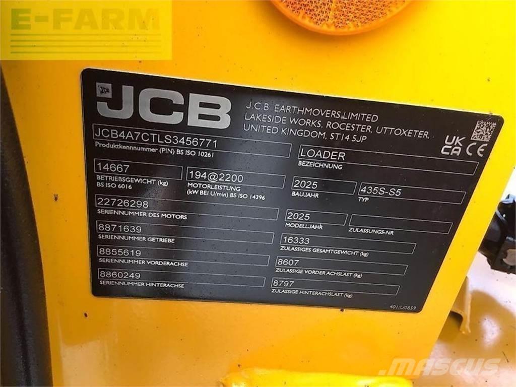 JCB 435s stufe v Mini excavators < 7t