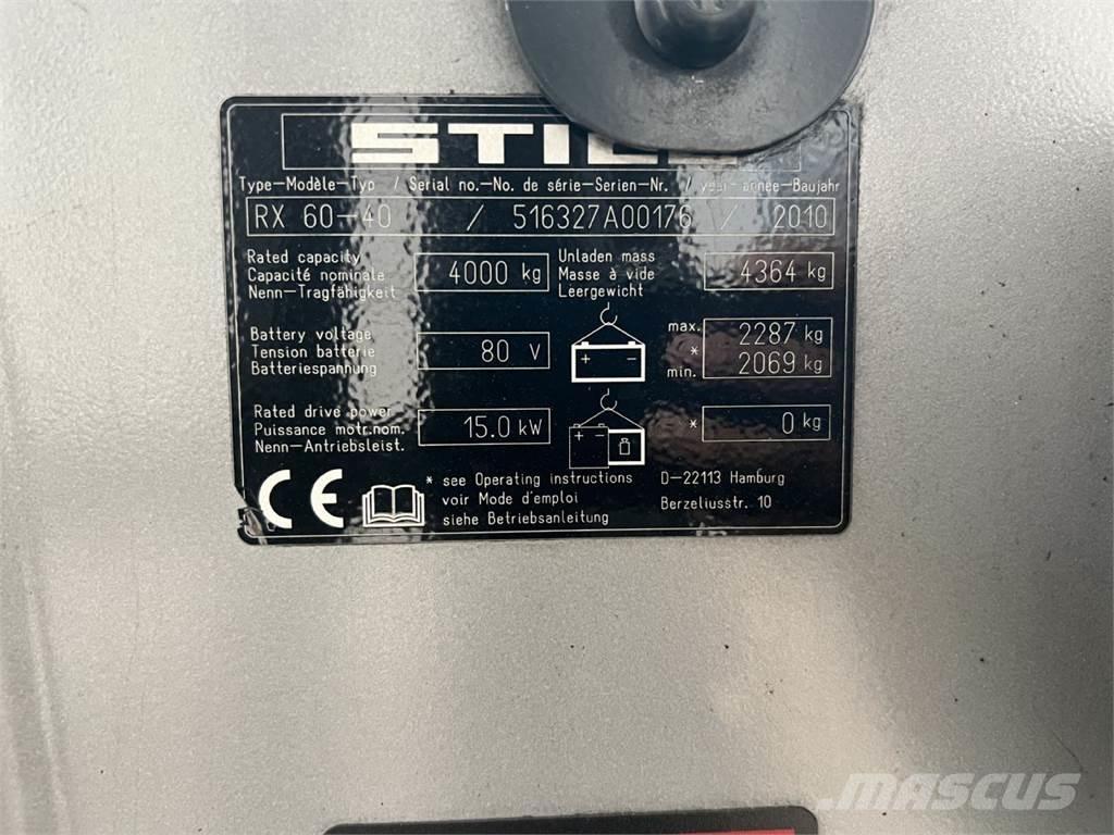 Still RX60-40 Electric forklift trucks