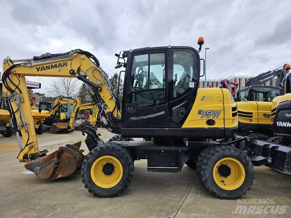 Yanmar B 95 W Wheeled excavators