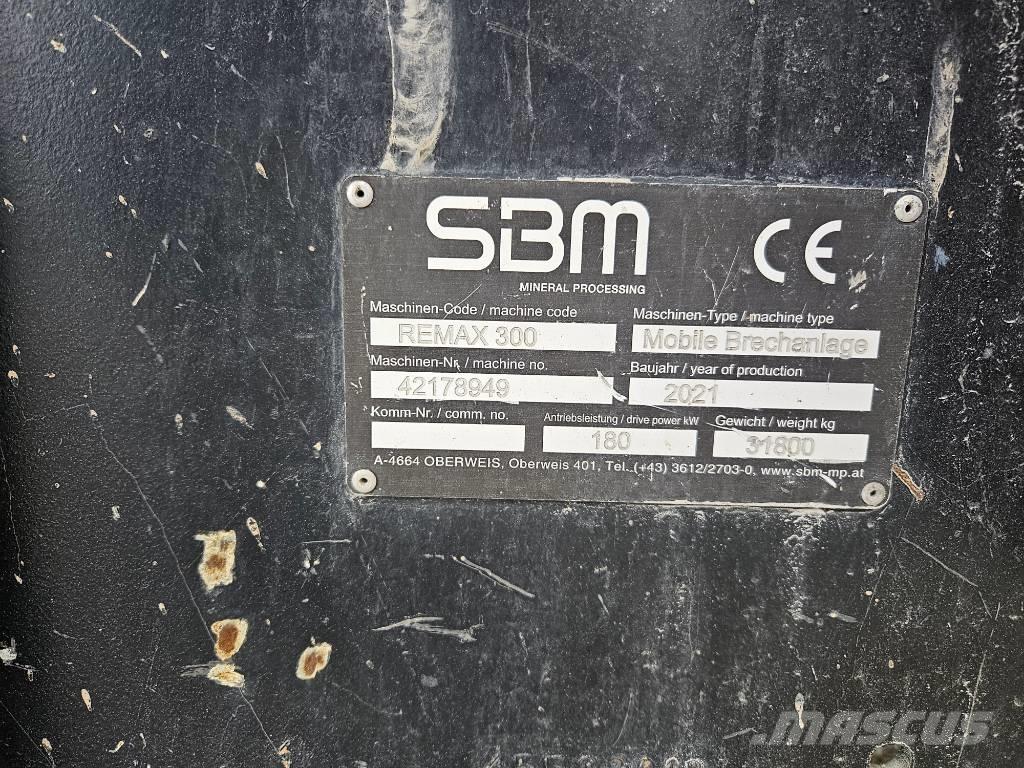 SBM Remax 300 Mobile crushers