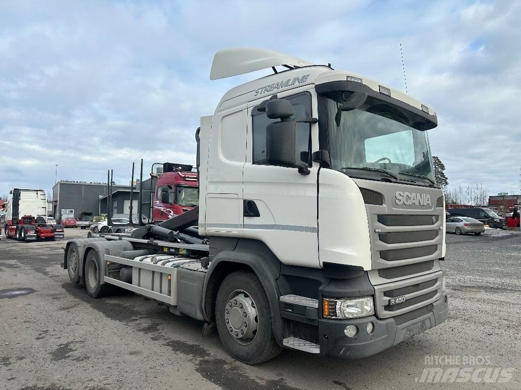 Scania R 450 6x2*4 Hook lift trucks