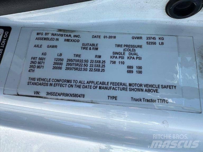 International LT Truck Tractor Units