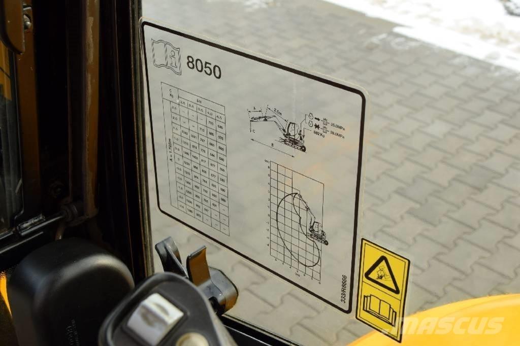 JCB 8050 RTS Mini excavators < 7t