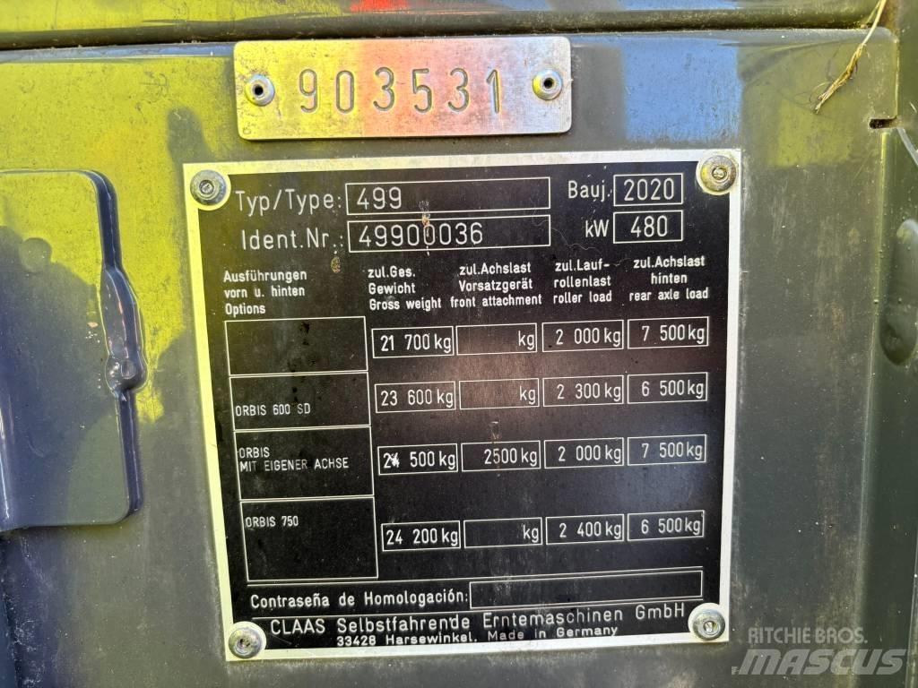 CLAAS Jaguar 960 4WD Self-propelled foragers