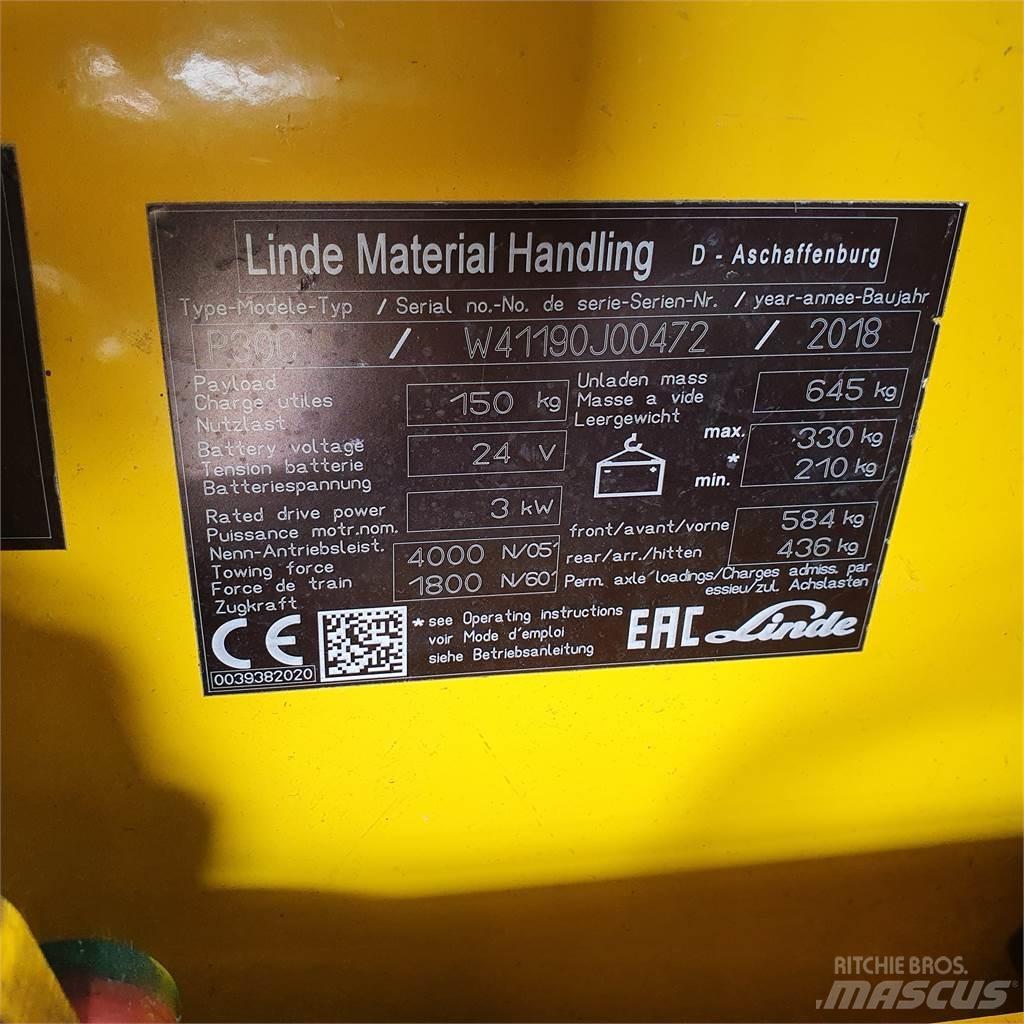 Linde P30C Towing truck