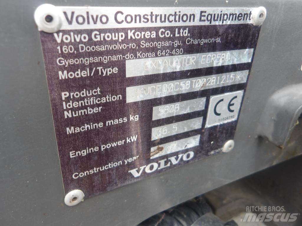 Volvo ECR 58 D Mini excavators < 7t