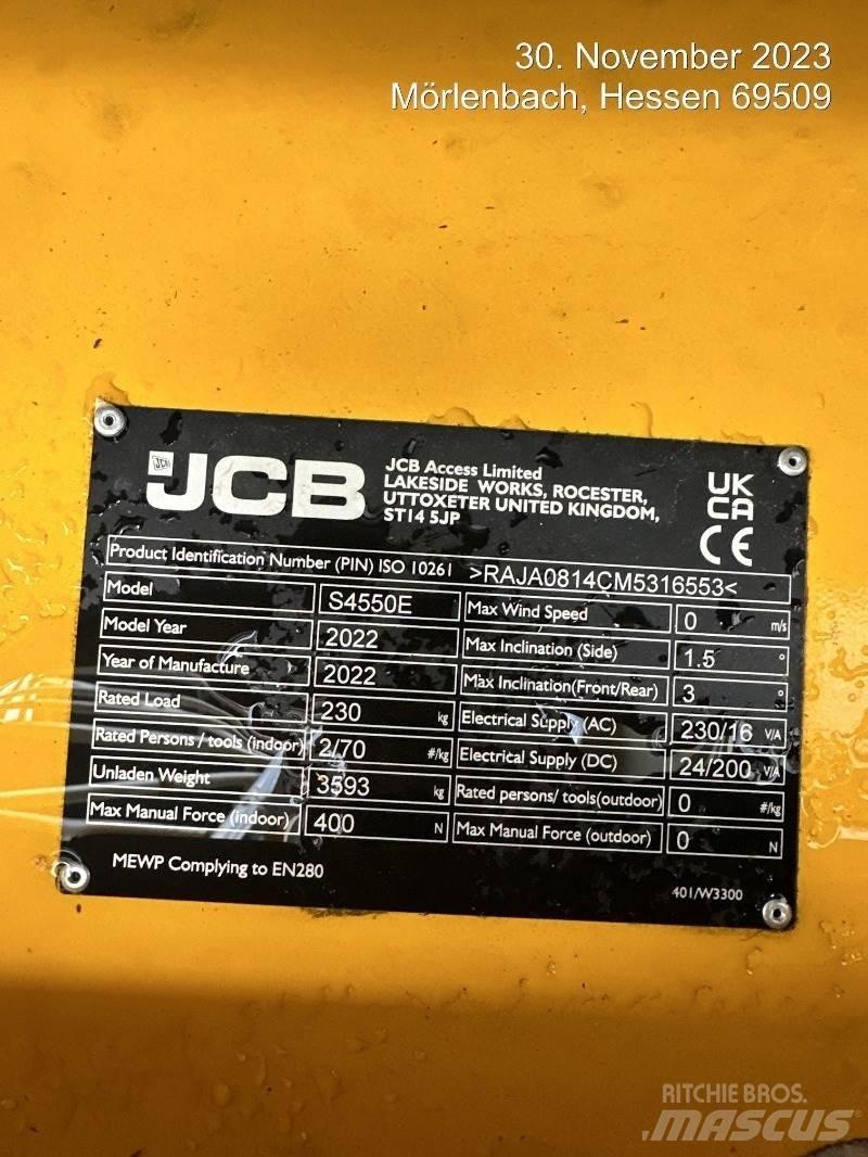JCB S4550E Scissor lifts