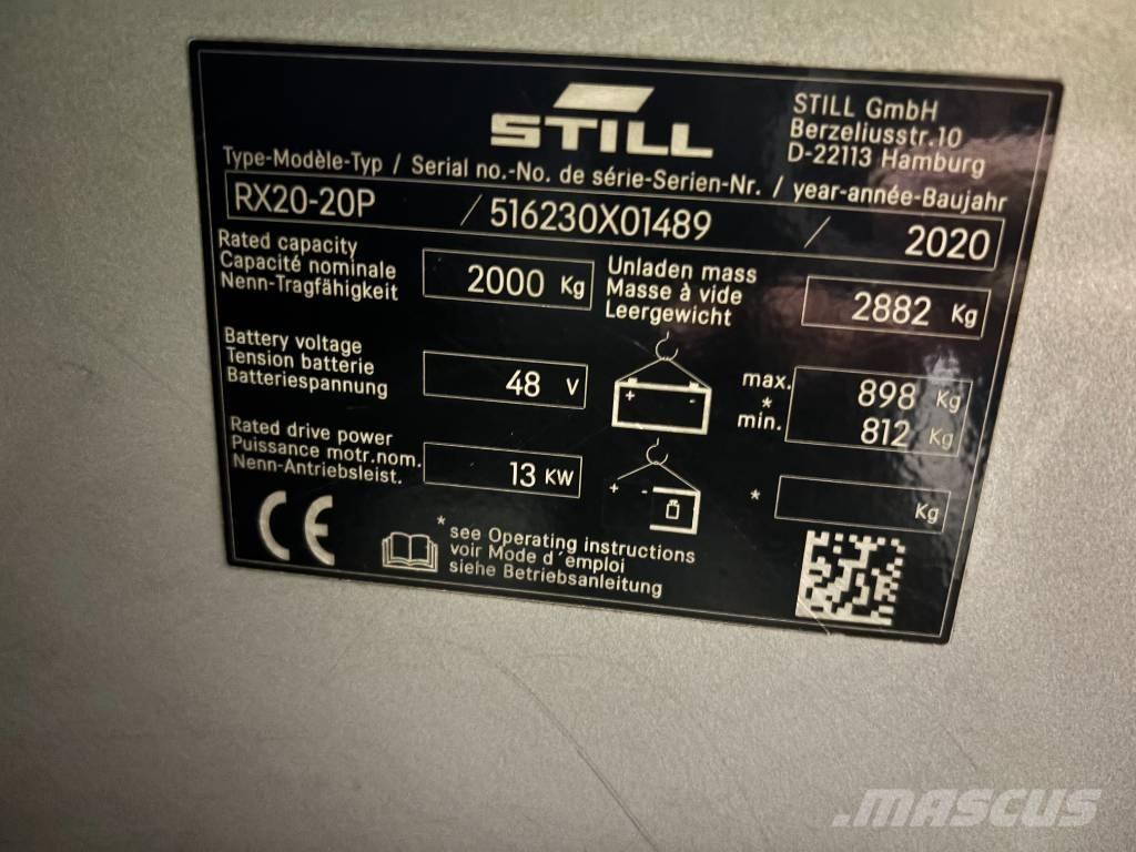 Still RX 20-20 P Electric forklift trucks