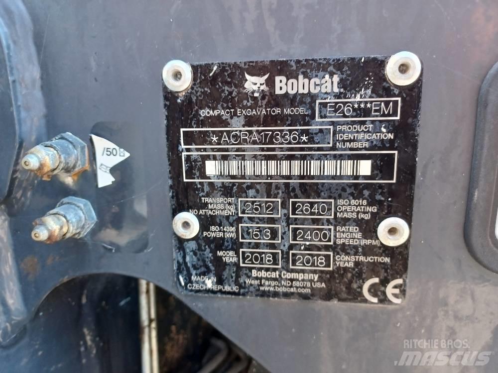 Bobcat E 26 Mini excavators < 7t