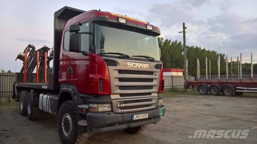 Scania R 420 Timber trucks