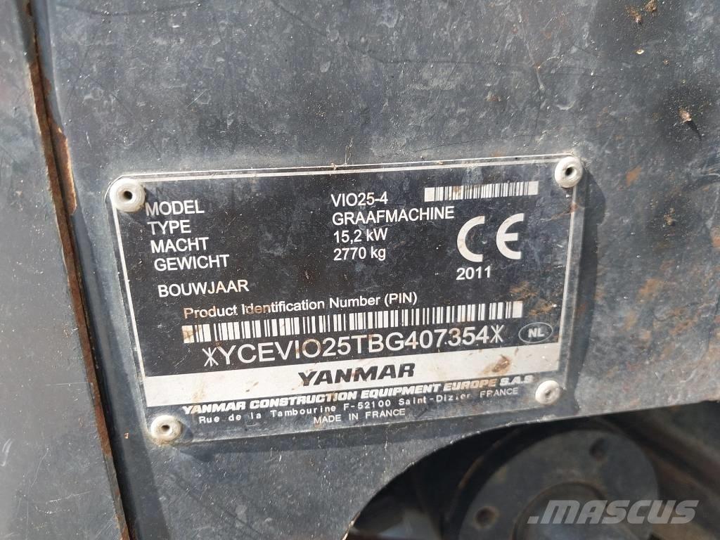 Yanmar Vio 25-4 Mini excavators < 7t