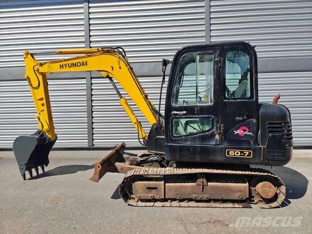 Hyundai R 60-7 Mini excavators < 7t