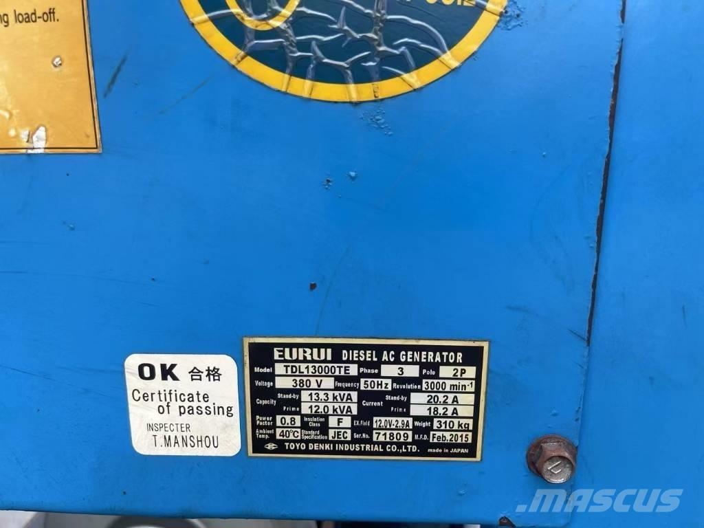 Yanmar 12KVA Diesel Generators
