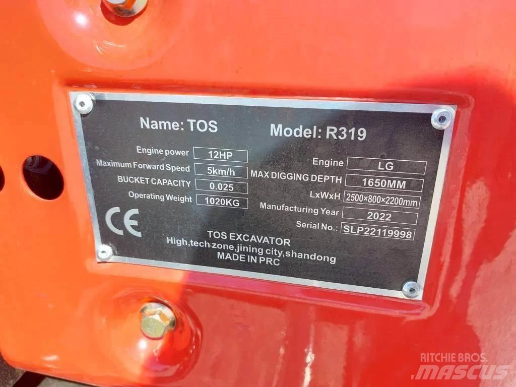TOS R319 Mini excavators < 7t