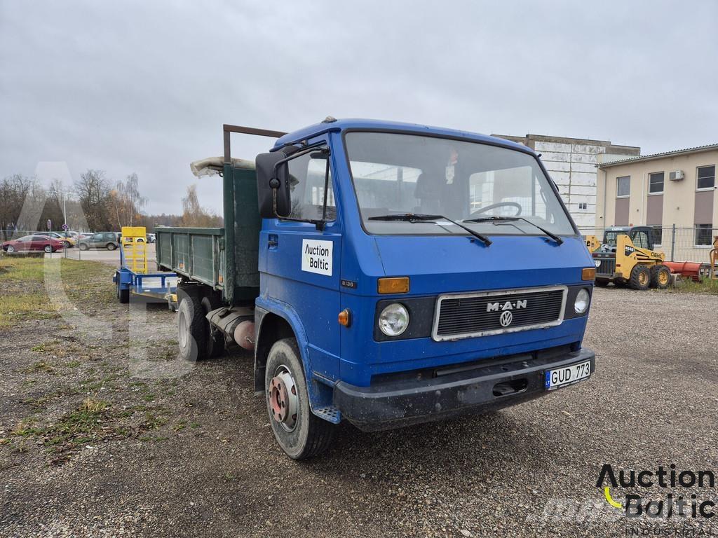 MAN 8.136 Flatbed/Dropside trucks