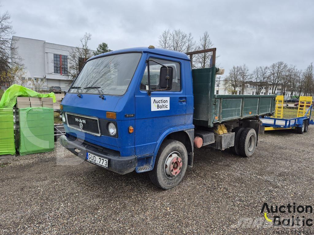 MAN 8.136 Flatbed/Dropside trucks