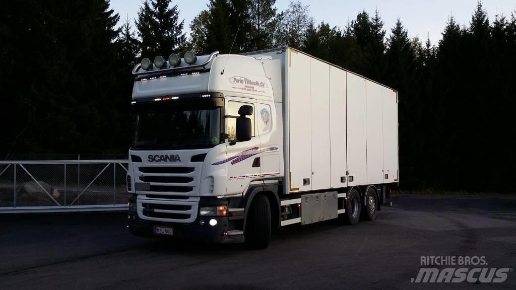 Scania R500 6x2 Van Body Trucks