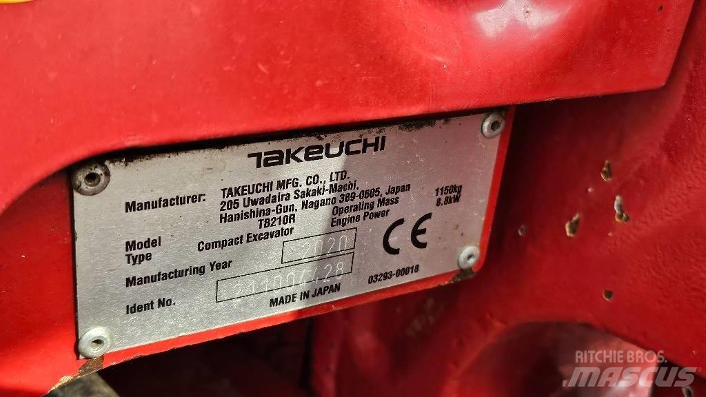 Takeuchi TB 210 R Mini excavators < 7t