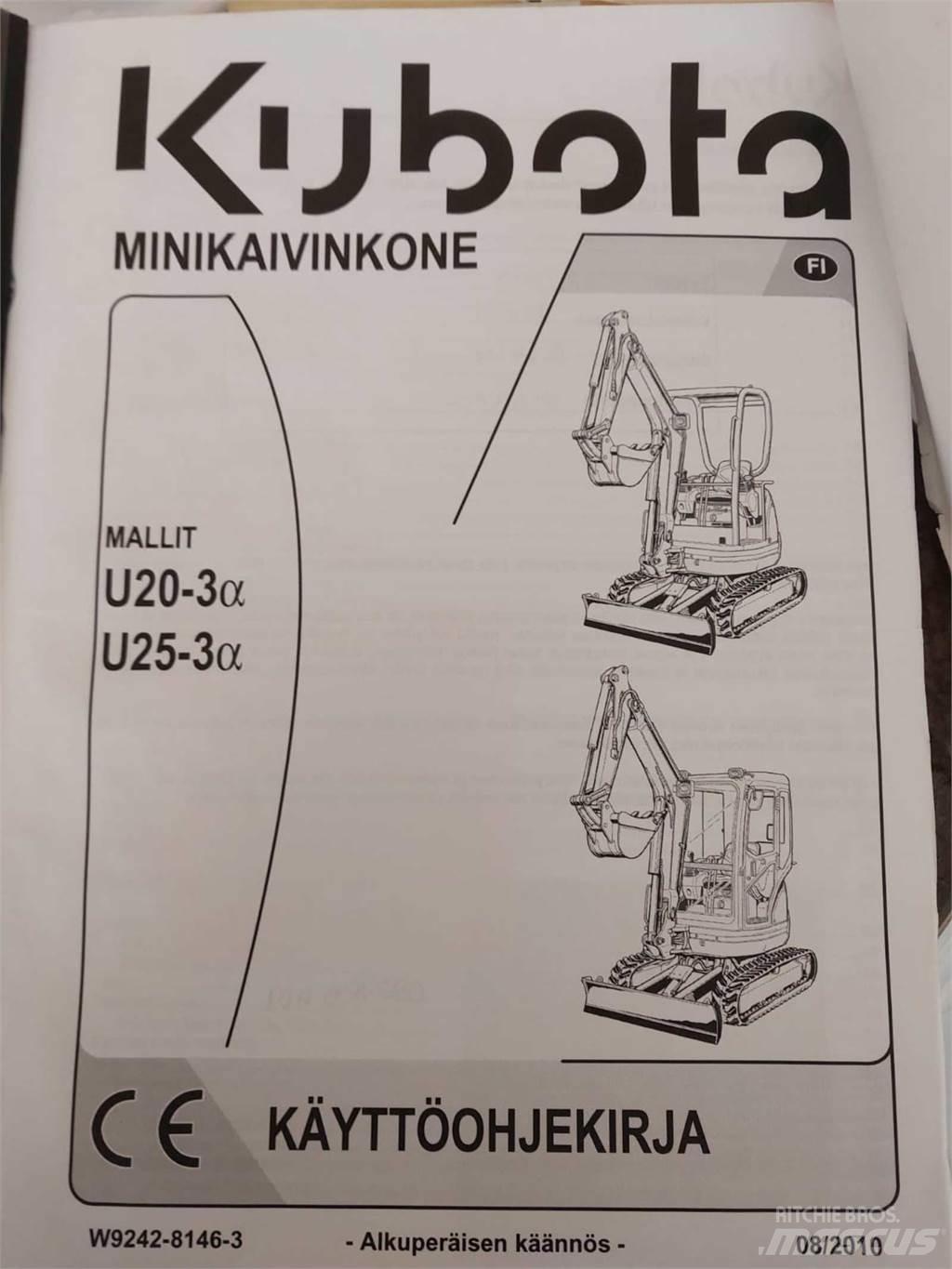 Kubota U25-3 Mini excavators < 7t