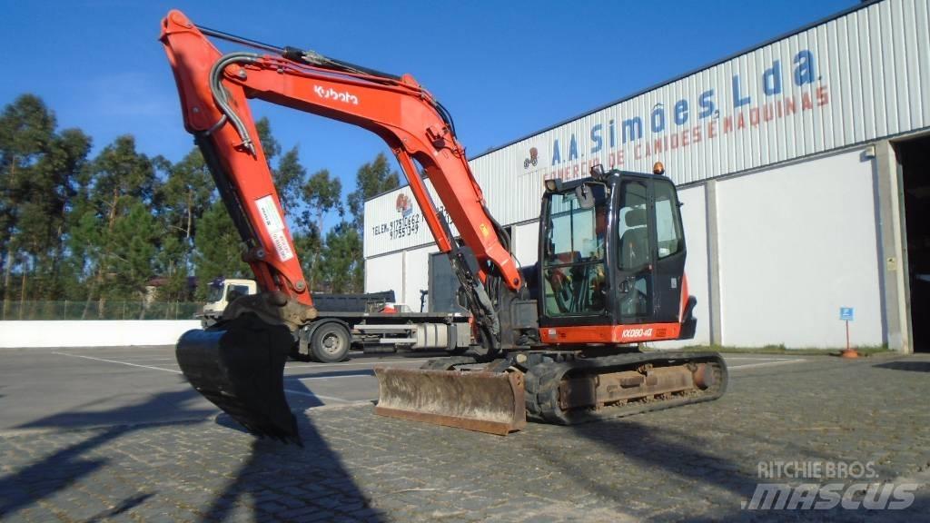 Kubota KX 080-4 Midi excavators  7t - 12t