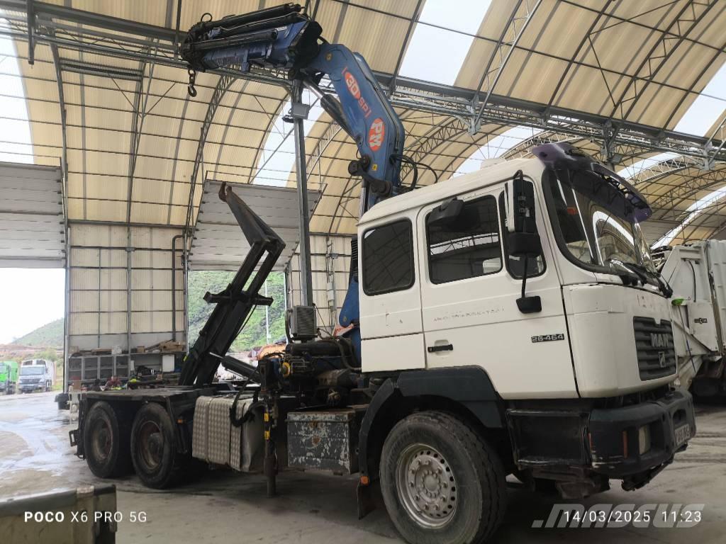MAN 26.464 Containerframe/Skiploader trucks