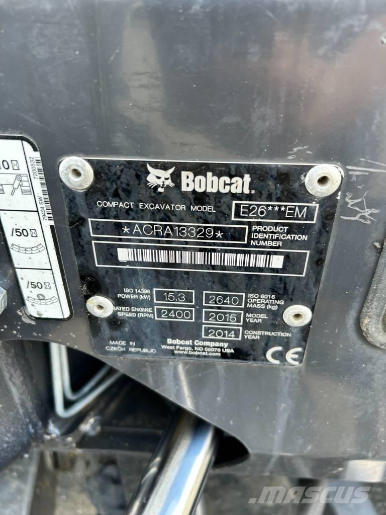 Bobcat E 26 Mini excavators < 7t