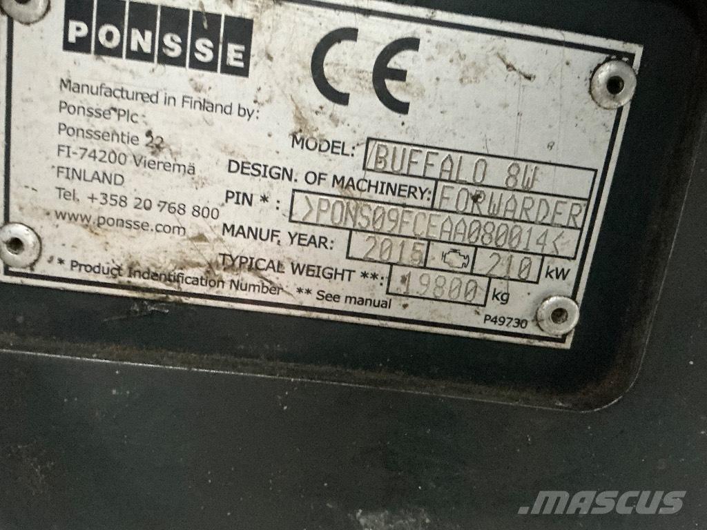 Ponsse BUFFALO 8W Forwarders