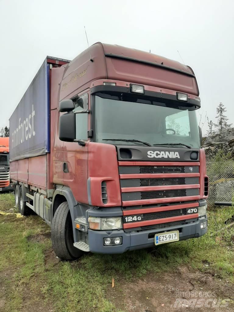 Scania R 124 Tautliner/curtainside trucks
