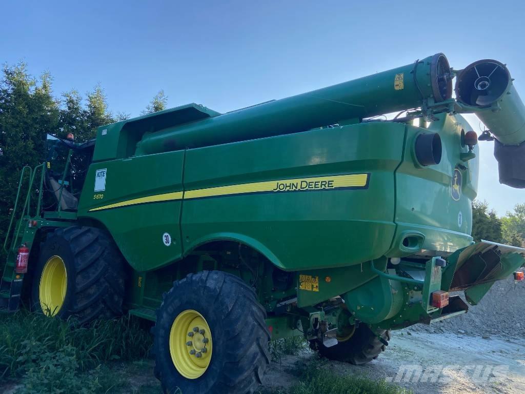 John Deere S 670 i Combine harvesters