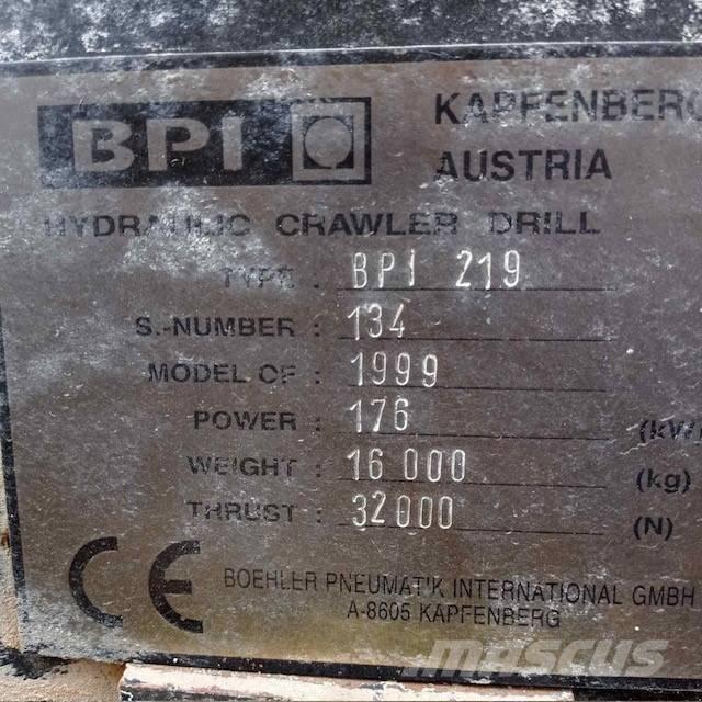 Böhler BPI 219 Heavy drills
