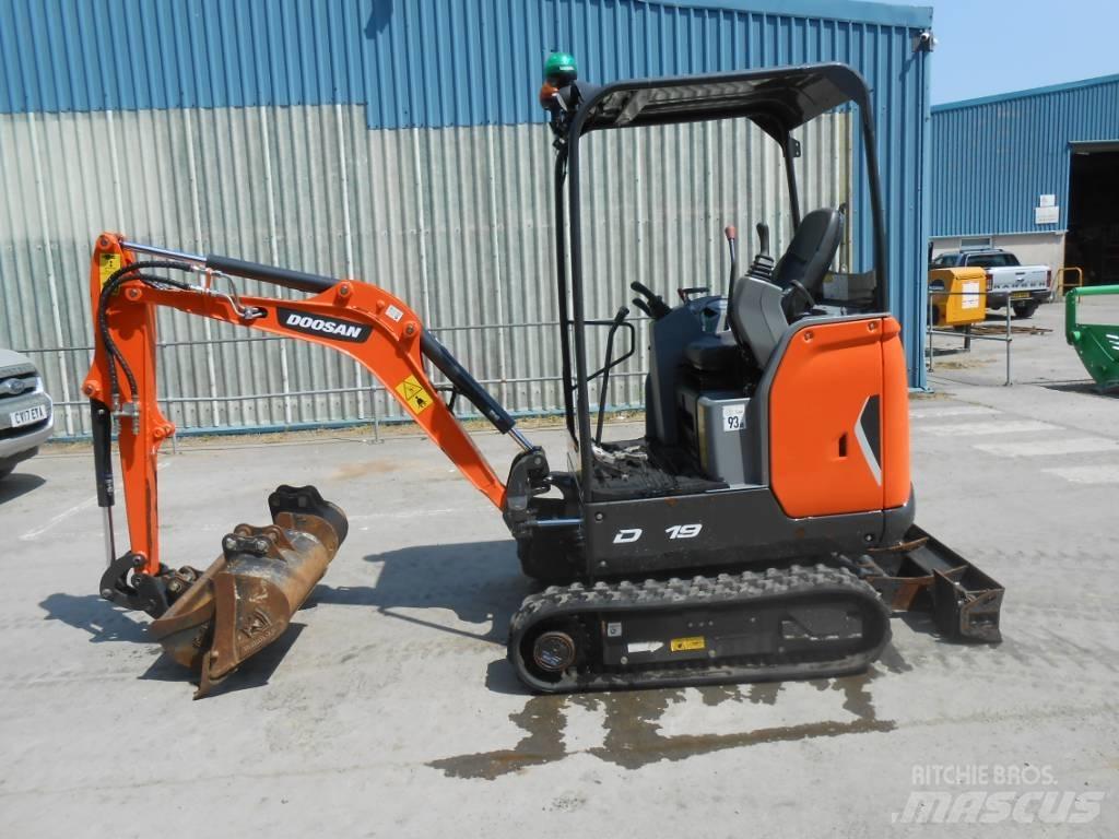 Doosan DX 19 Mini excavators < 7t