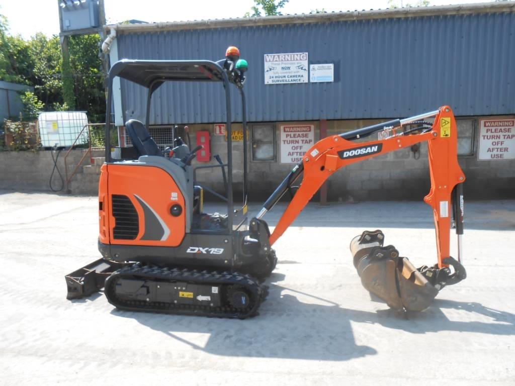 Doosan DX 19 Mini excavators < 7t