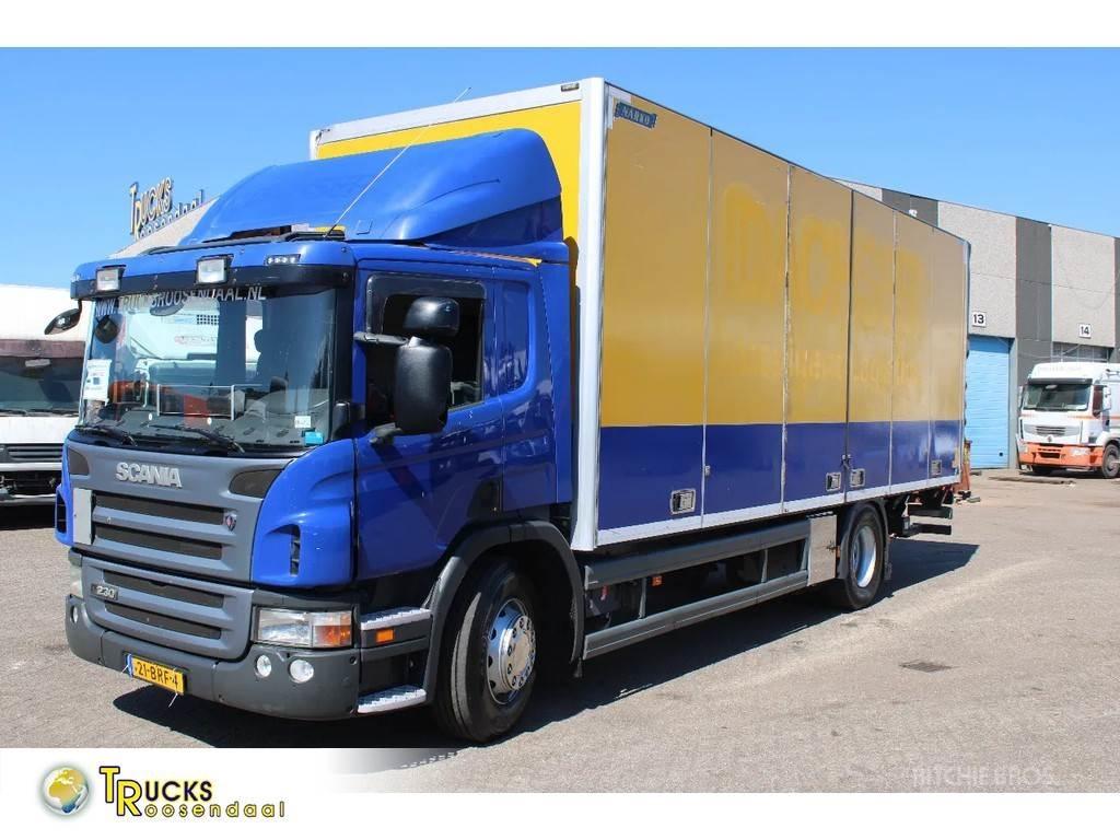 Scania P 230 + LIFT Van Body Trucks