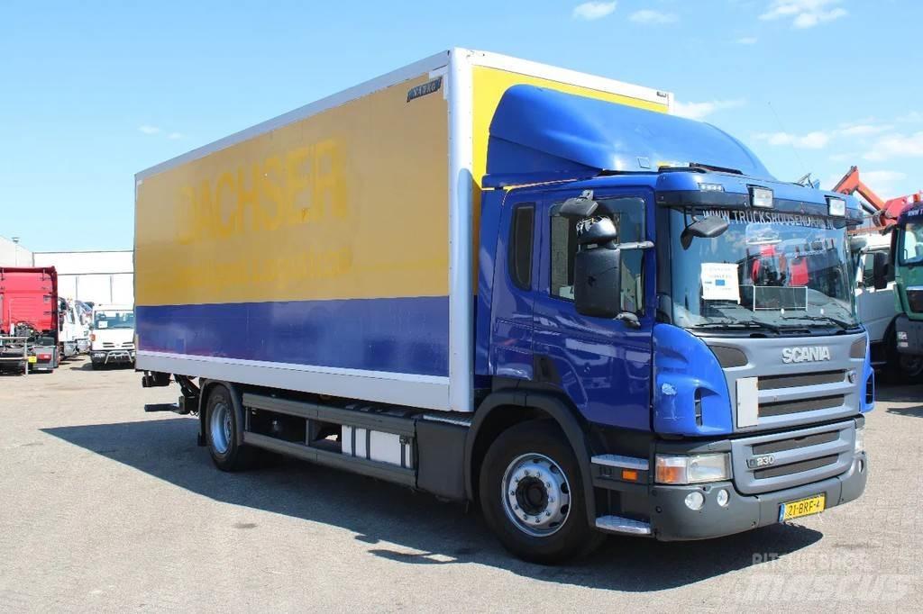 Scania P 230 + LIFT Van Body Trucks