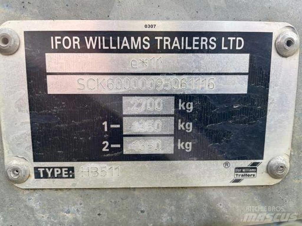 Ifor Williams HB 511 Livestock carrying trailers