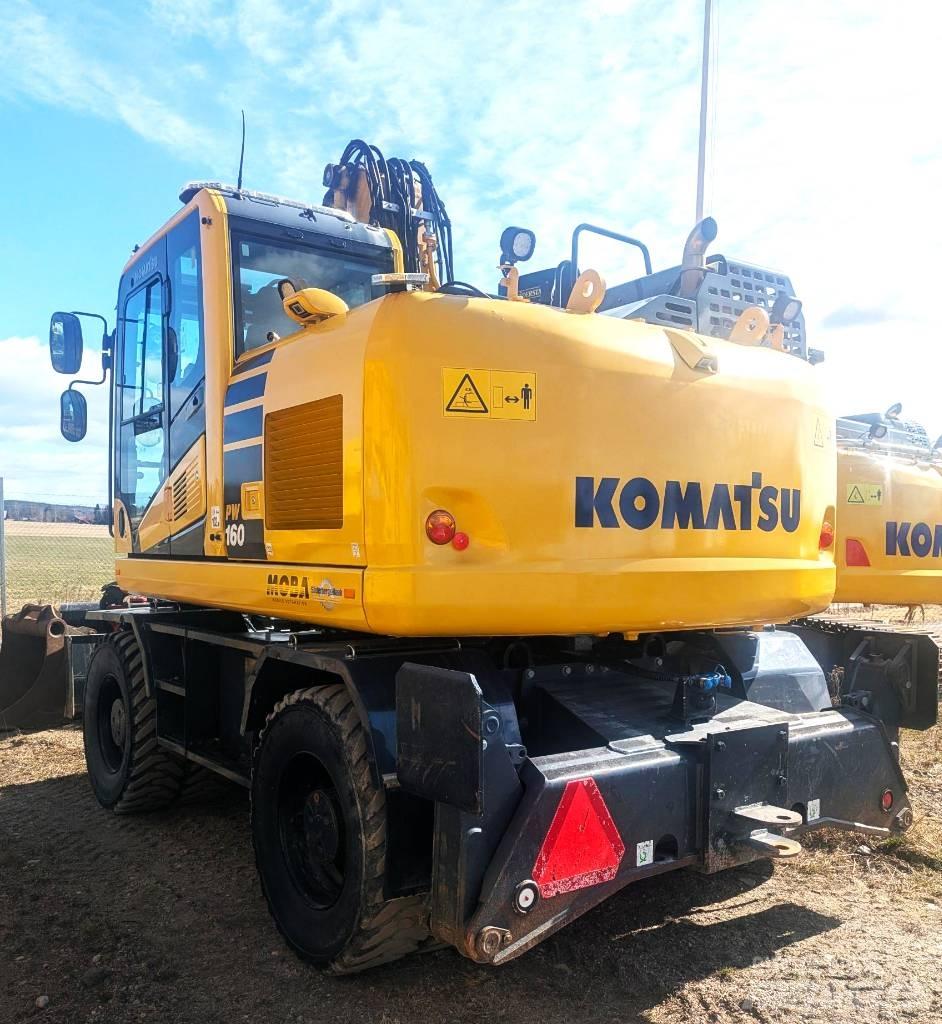 Komatsu PW160-11 Wheeled excavators