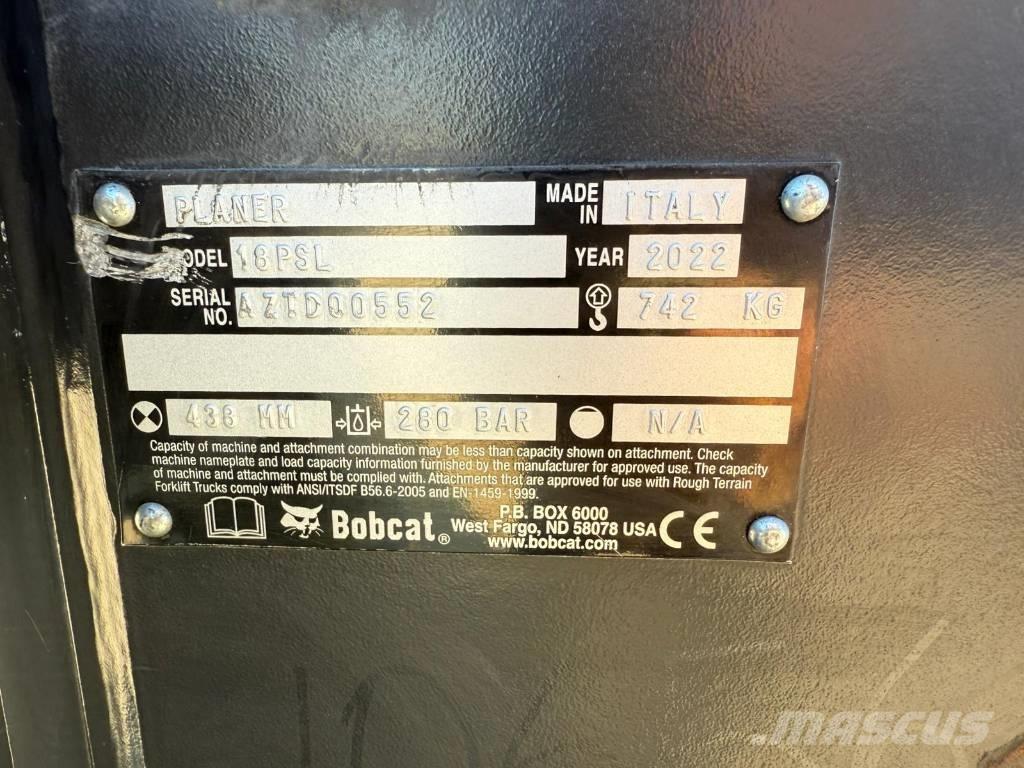 Bobcat 18 PSL Other components